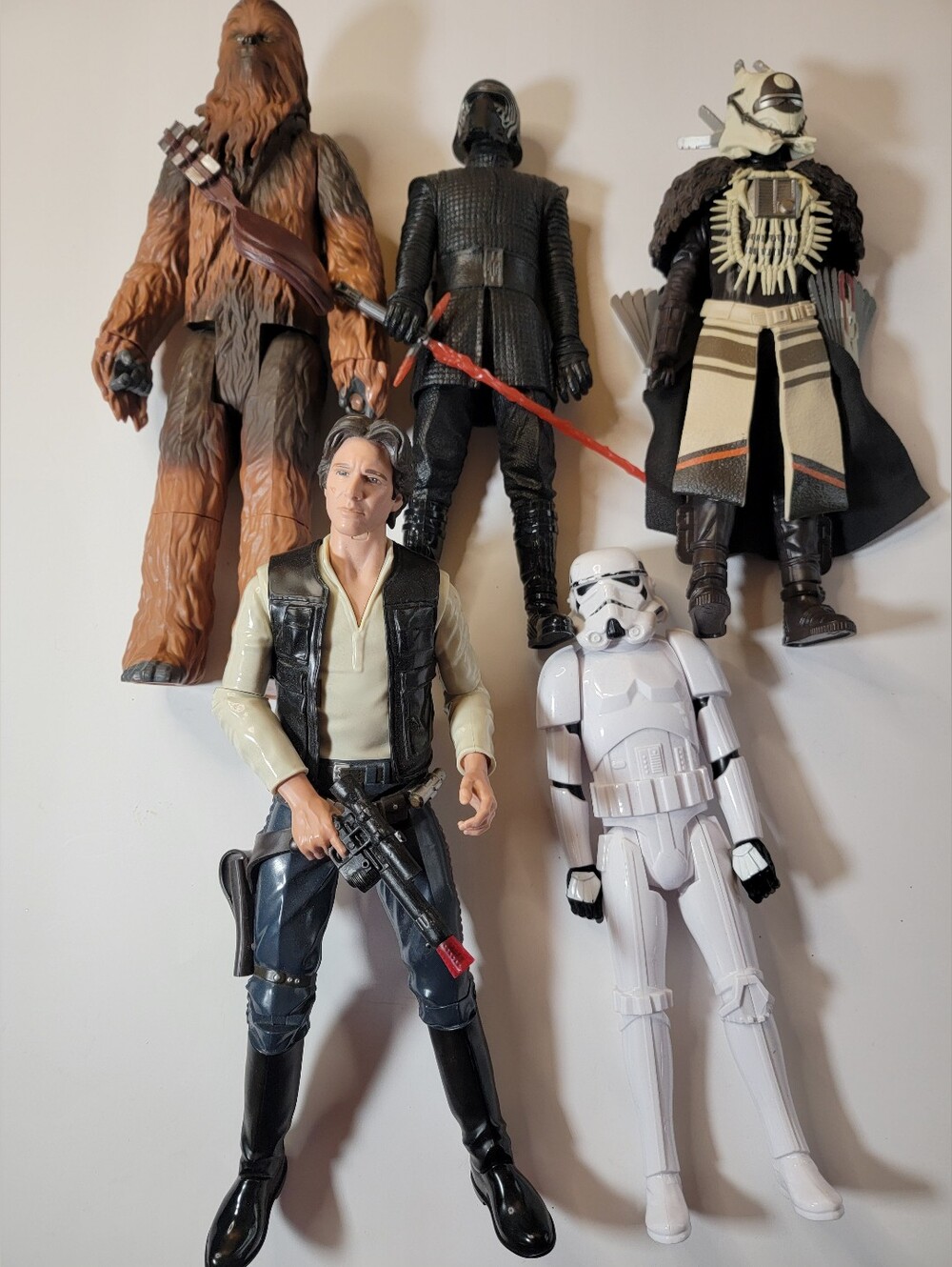 (5) 12"-13" Star Wars Figures Lot